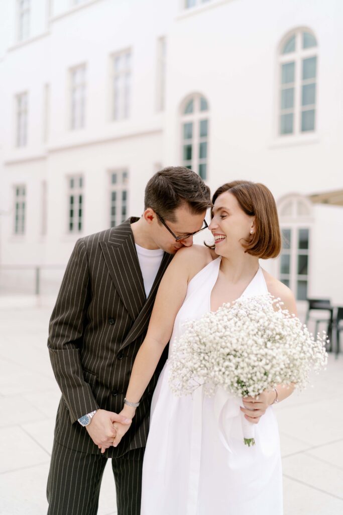 Civil wedding photography at Römer Frankfurtby Forest Rainbow